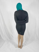Self Bondage Neoprene Straitjacket Dress