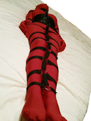 Full Body Bondage Harness (Poly Webbing, Hands at Sides - Triglides) - Bondage Webbing