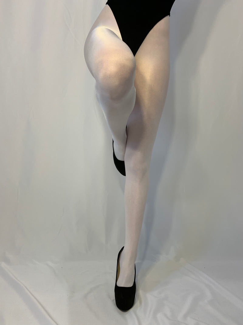 Shiny Pantyhose (White) - Bondage Webbing