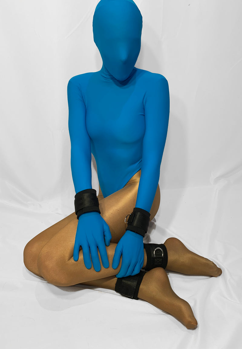 Neoprene Padded Velcro Cuffs (Wrist Ankle and/or Thigh) - Bondage Webbing