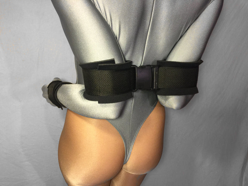 Neoprene Bondage Cuffs with Buckle (Elbow or Ankle, Shower) - Bondage Webbing