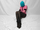 Self Bondage Straitjacket Leotard with Bondage Straps, Padded Biceps (Neoprene)