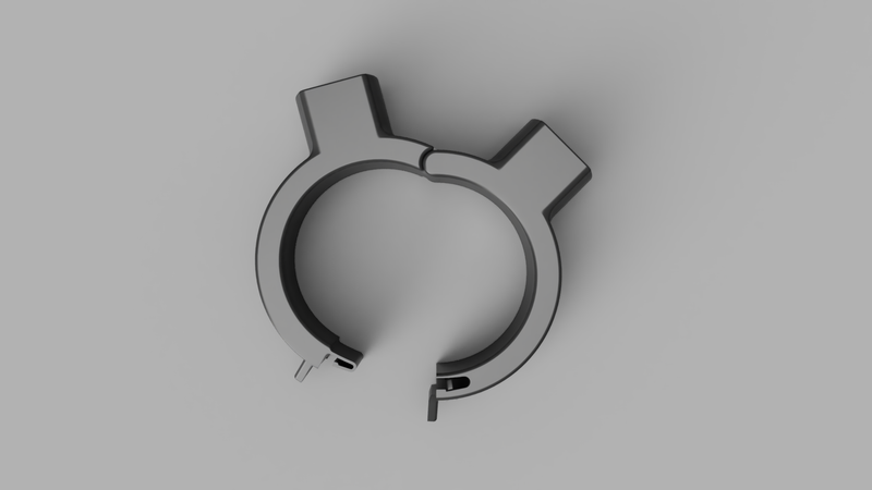 Locking Pipe Collar (90° Connector)