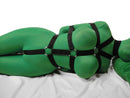 Box-Tie Bondage Harness with Crotch Strap (Five Point Style, Nylon Webbing)