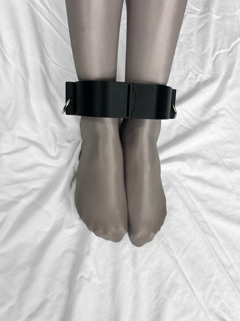 Locking Self Bondage Ankle Cuffs (Feet Together)
