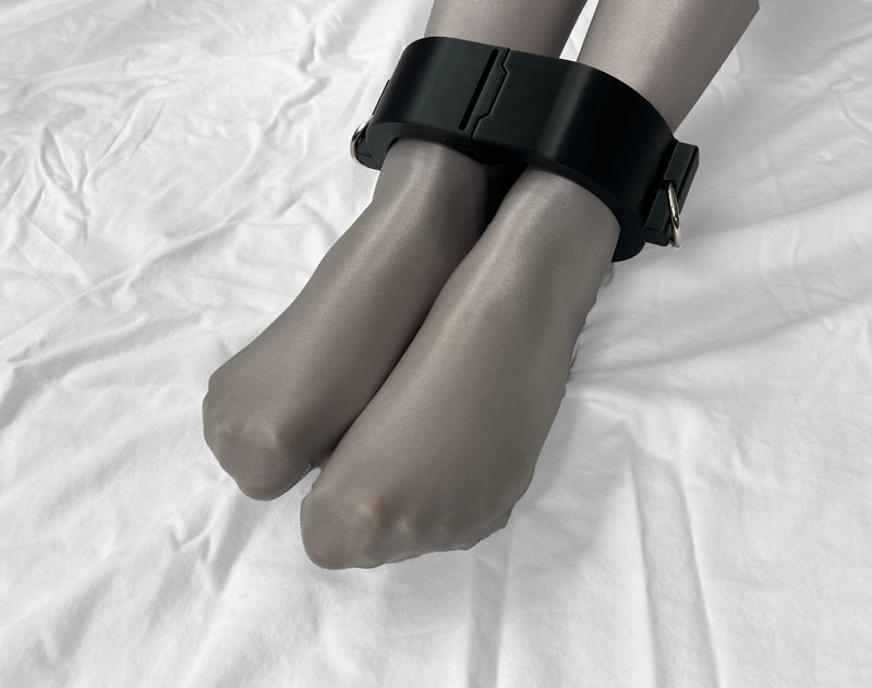 Locking Self Bondage Ankle Cuffs (Feet Together)