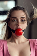 Oversized Ball Gag (Silicone Ball; Darlex Strap; Very Comfortable and Soft!)
