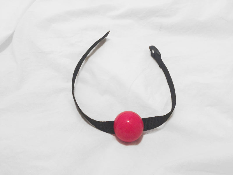 Ball Gag (Silicone Ball; Nylon Strap)