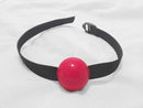 Ball Gag (Silicone Ball; Nylon Strap)