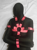 Box-Tie Bondage Harness (Colored Poly Webbing)