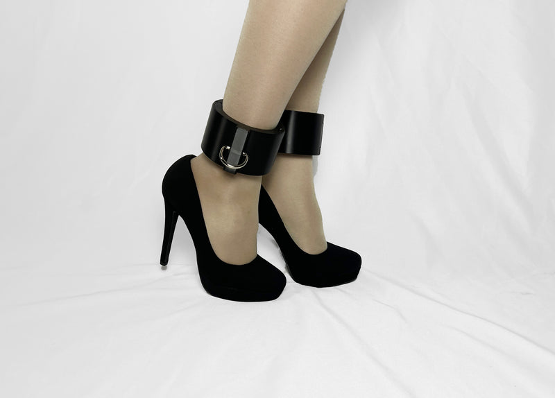 Locking Self Bondage Ankle Cuffs