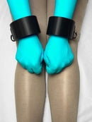 Locking Self Bondage Wrist Cuffs