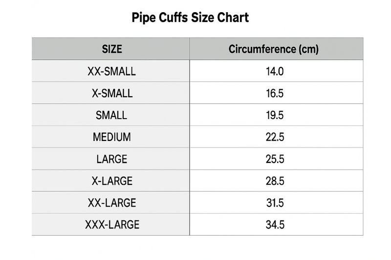 Locking Pipe Cuffs (Y-Connector)