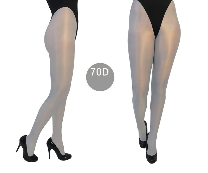 Shiny Pantyhose (Silver; 70 Denier)