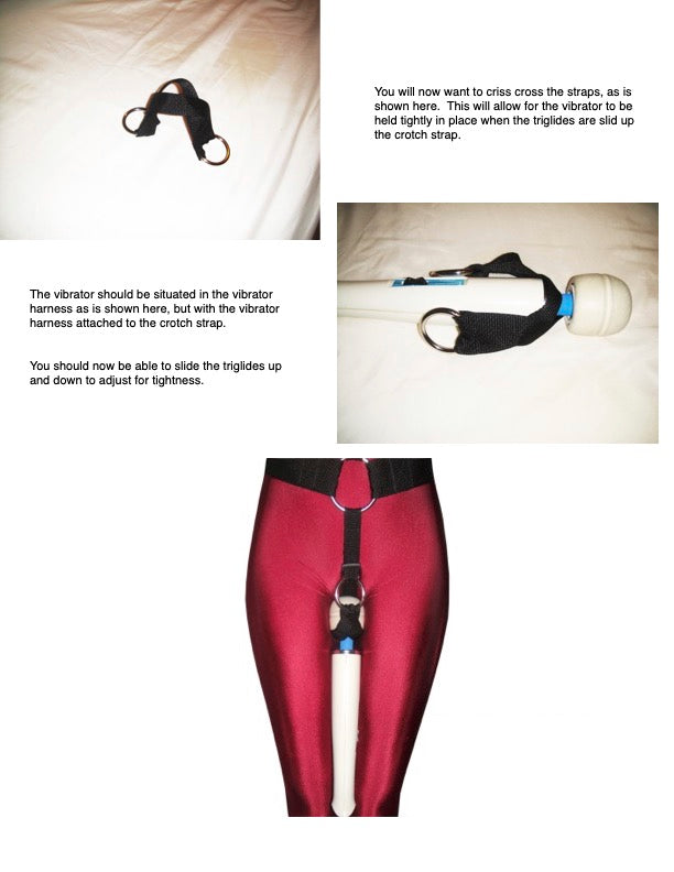 Vibrator Harness Attachment For Five-Point-Harness (Nylon Webbing) Vibrator Harness Attachment For Five-Point-Harness (Nylon Webbing)