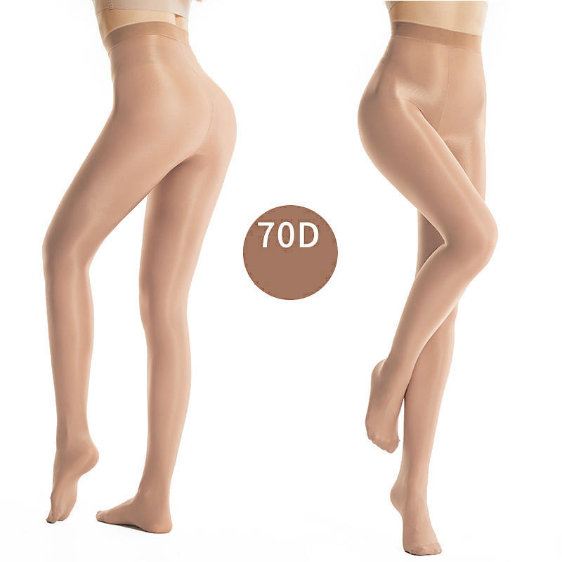Shiny Pantyhose (Light Suntan; 70 Denier)