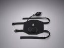 Neoprene or Darlex Panel Gag and Blindfold Combo (Inflatable Butterfly Gag)