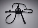 Neoprene or Darlex Panel Gag (Trainer Style, Deep Throat Silicone Penis)