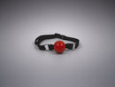 Double Ring Ball Gag (Darlex Middle; Nylon Strap; Comfortable and Secure!)