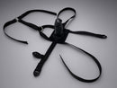 Neoprene or Darlex Panel Gag (Trainer Style, Deep Throat Silicone Penis)
