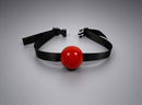 Ball Gag (Rear Dually Adjustable; Silicone Ball; Nylon Strap)
