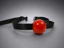 Ball Gag (Rear Dually Adjustable; Silicone Ball; Nylon Strap)