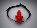 Tongue Trapper Penis Style Gag with Nylon Strap