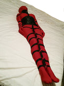 Full Body Bondage Harness (Poly Webbing, Hands at Sides - Triglides) - Bondage Webbing