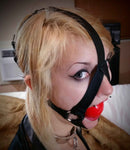 Darlex Trainer Style Ball Gag (Silicone Ball, Darlex and Webbing) - Bondage Webbing