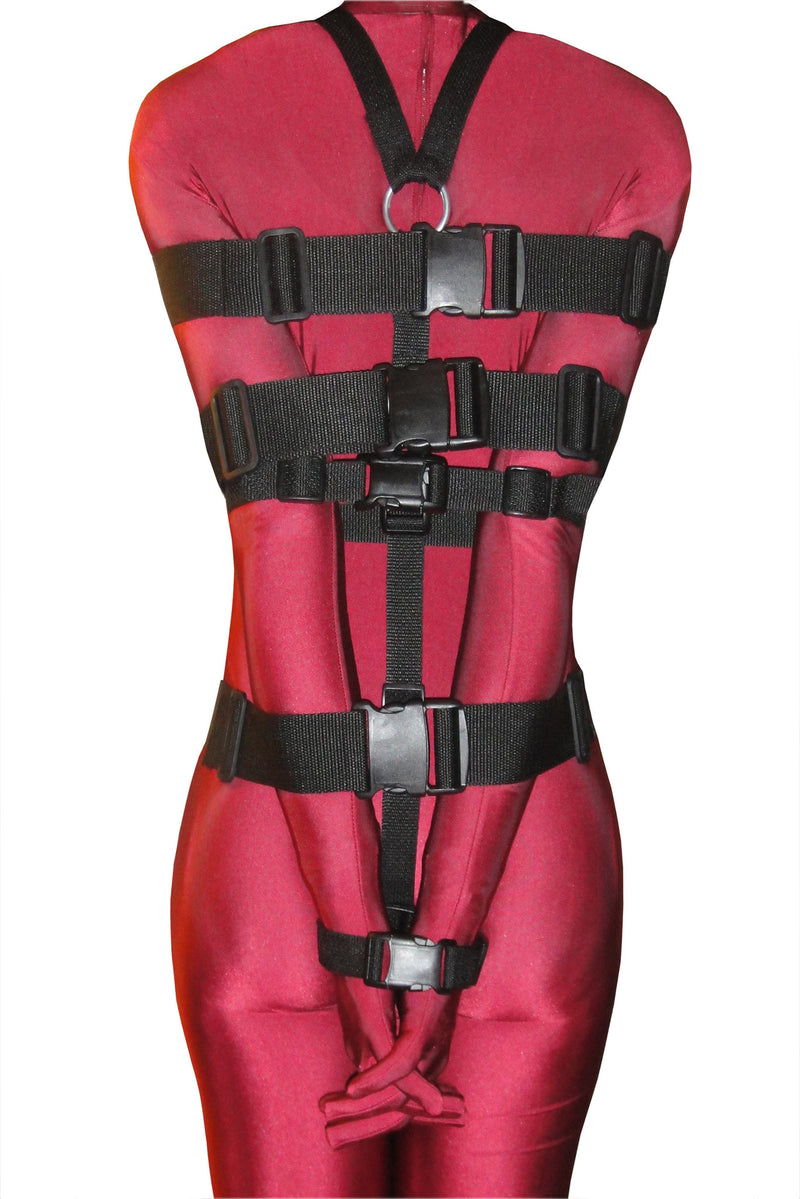 Five-Point Bondage Harness (2 inch, Poly Webbing) - Bondage Webbing