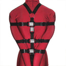 Five-Point Poly Webbing Bondage Harness (Poly Webbing, 3 Horizontals) - Bondage Webbing