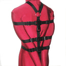 Five-Point Poly Webbing Bondage Harness (Poly Webbing, 3 Horizontals) - Bondage Webbing