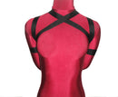 Box-Tie Bondage Harness (X-Style, Poly Webbing) - Bondage Webbing