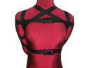 Box-Tie Bondage Harness (X-Style, Double Security Strap, Poly Webbing) - Bondage Webbing