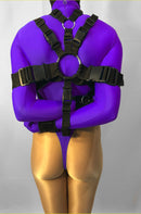 Box-Tie Harness (Slip-Tie Style, Heavy Restraint, Inescapable!) - Bondage Webbing