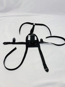 Neoprene or Darlex Panel Gag (Trainer Style, Deep Throat Silicone Penis)