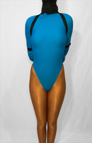 Neck to Wrist Restraint System with Box-Tie (Poly Webbing, Inescapable!) - Bondage Webbing