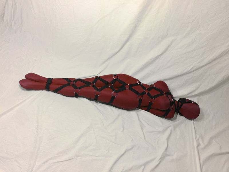 Karada Style Full Body Bondage Harness (Poly Webbing) - Bondage Webbing