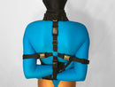 Neck to Wrist Restraint System with Box-Tie (Poly Webbing, Inescapable!) - Bondage Webbing