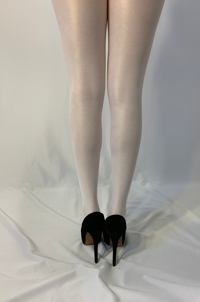 Shiny Pantyhose (White) - Bondage Webbing