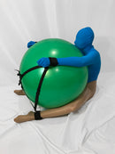 Self Bondage Exercise Ball System - Bondage Webbing