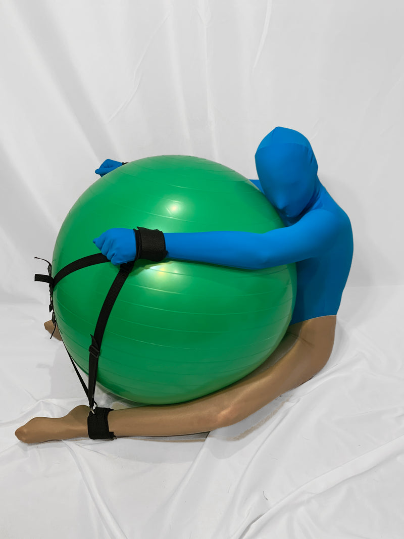 Self Bondage Exercise Ball System - Bondage Webbing