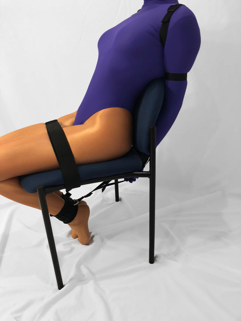 Self Bondage Chair Tie System (Intermediate) - Bondage Webbing