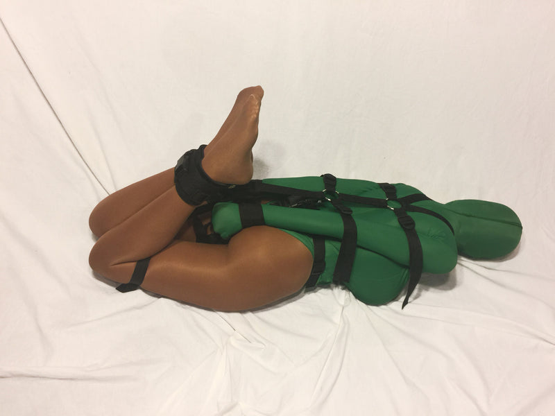 Self Bondage Hogtie System (Advanced, Poly Webbing) - Bondage Webbing