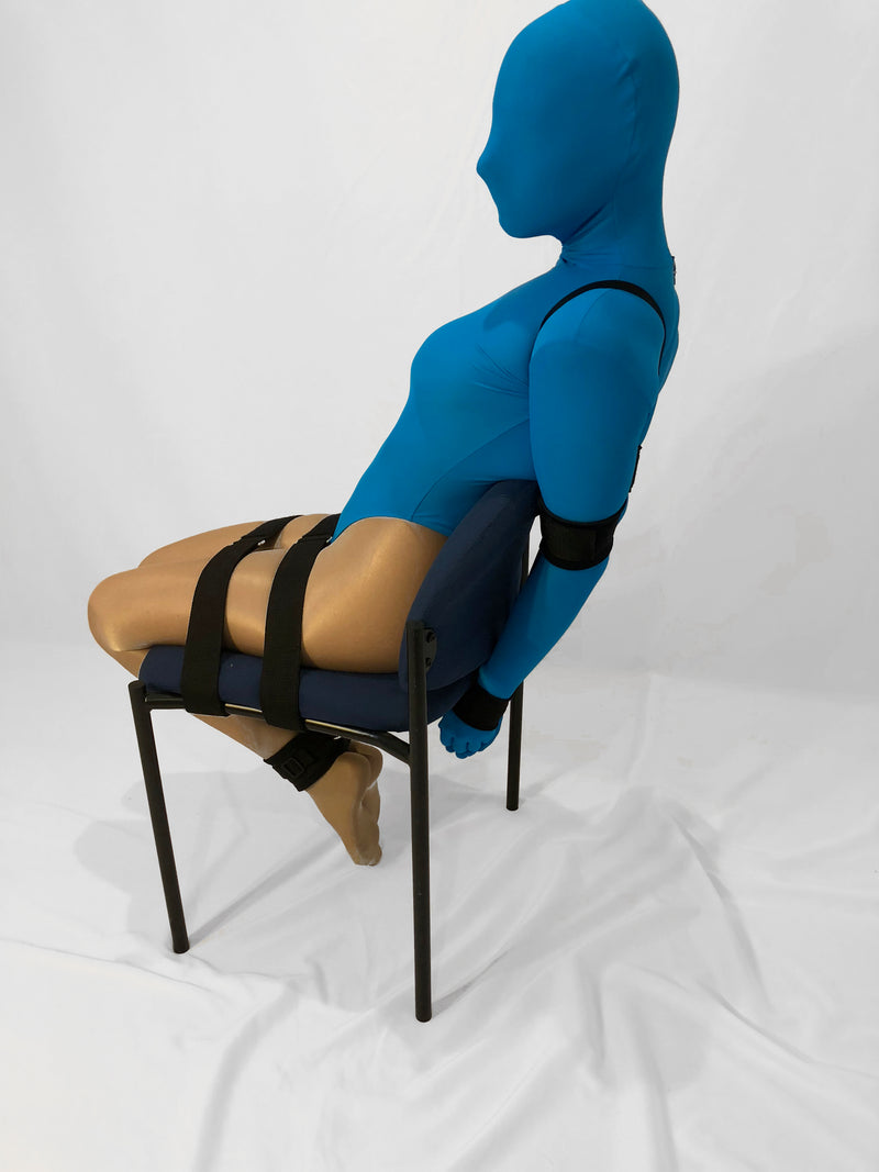 Self Bondage Chair Tie System (Advanced) - Bondage Webbing