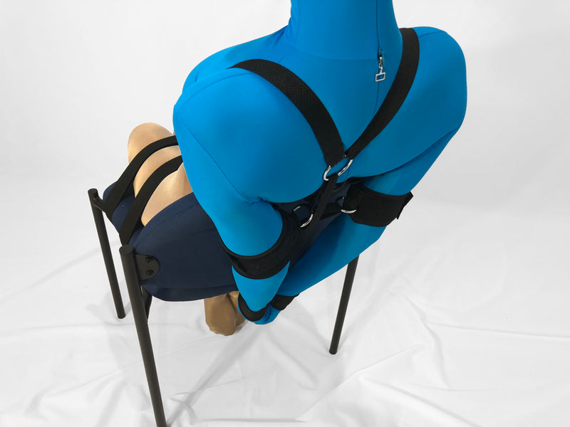 Self Bondage Chair Tie System (Advanced) - Bondage Webbing