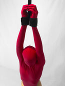 Neoprene Padded Partial Suspension Cuffs with D-ring - Bondage Webbing