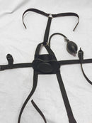 Neoprene or Darlex Panel Gag (Trainer Style, Inflatable Butterfly Gag) - Bondage Webbing