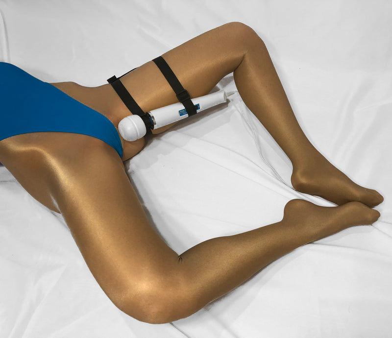 Vibrator Harness (Thigh Style) - Bondage Webbing