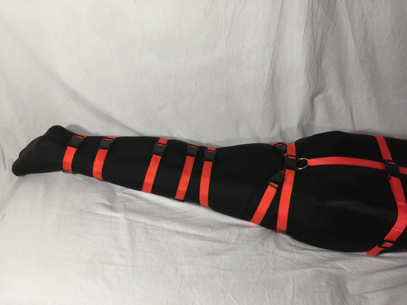 Spandex Sleepsack with Full Body Harness (Poly Webbing Harness) - Bondage Webbing
